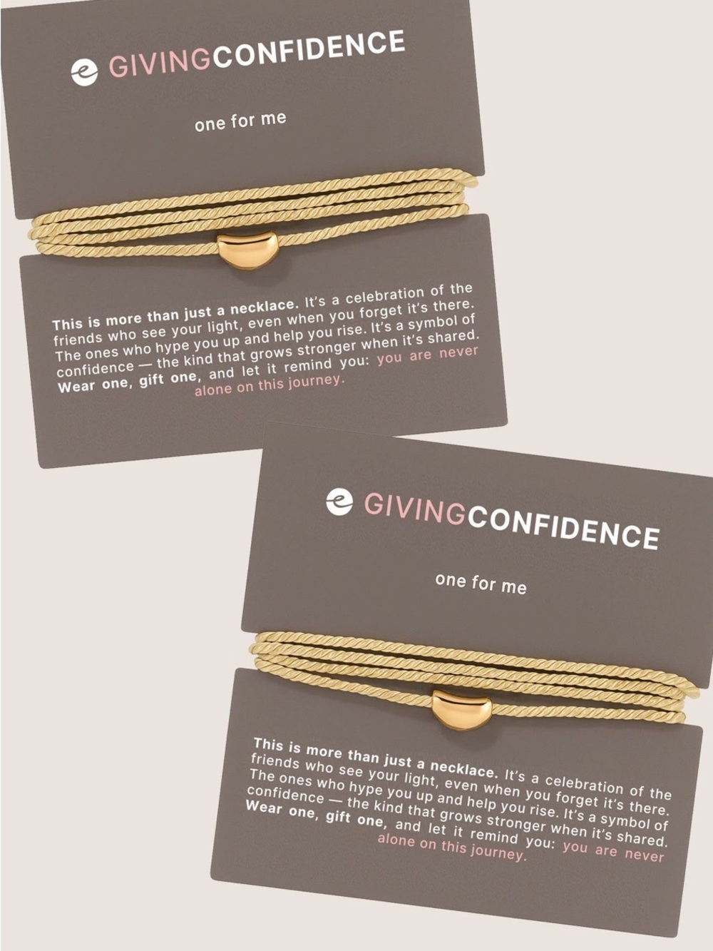 Giving Confidence Gold Multi-Strand Rope Necklaces